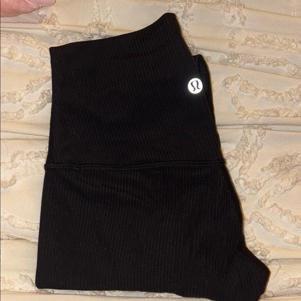 Lululemon Align Black Leggings Ribbed
